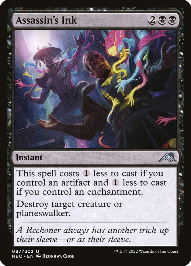 Assassin's Ink - carta Magic The Gathering