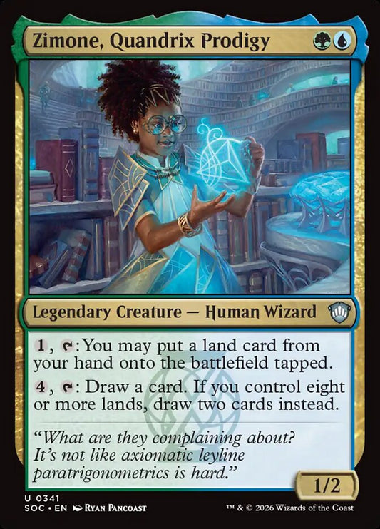 Zimone, Quandrix Prodigy - SOC-341-NF-LDG