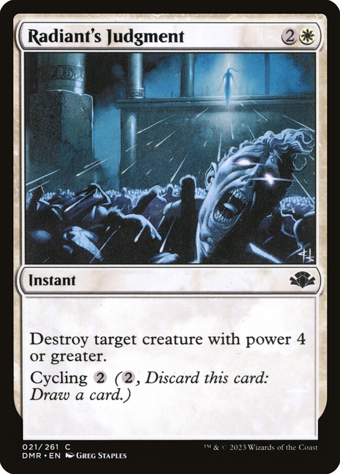 Radiant's Judgment - DMR-021-NF-STD