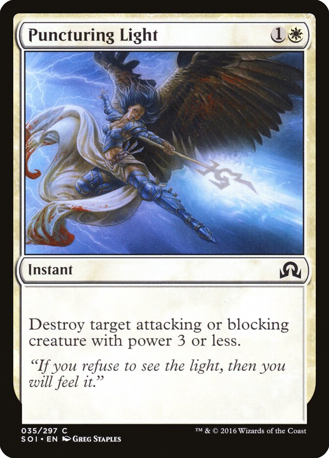 Puncturing Light - carta Magic The Gathering