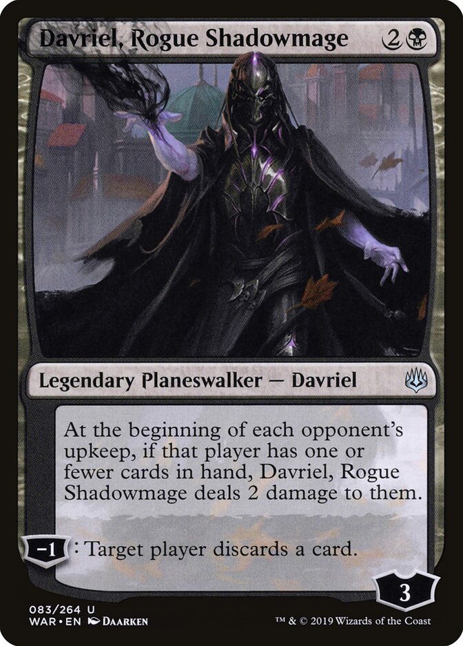 Davriel, Rogue Shadowmage - carta Magic The Gathering