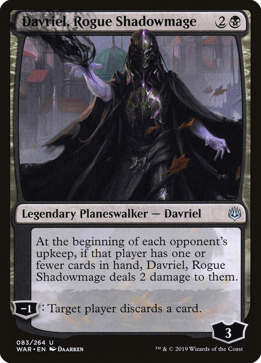 Davriel, Rogue Shadowmage - carta Magic The Gathering