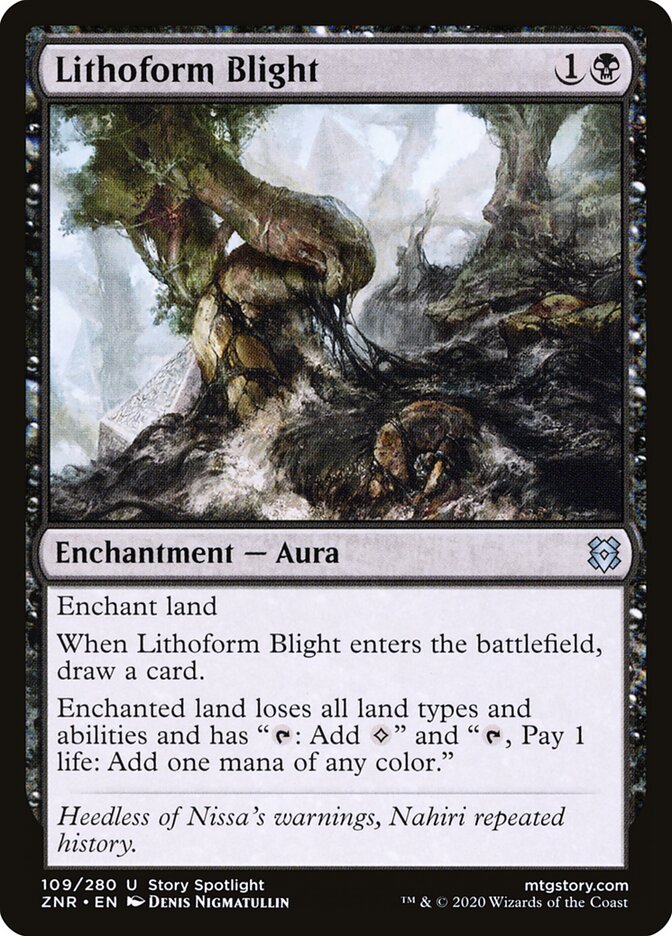 Lithoform Blight - carta Magic The Gathering