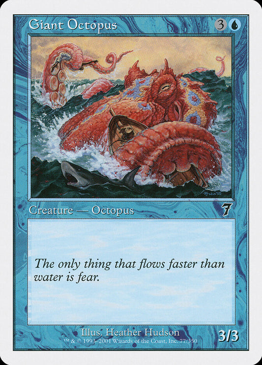 Giant Octopus - carta Magic The Gathering