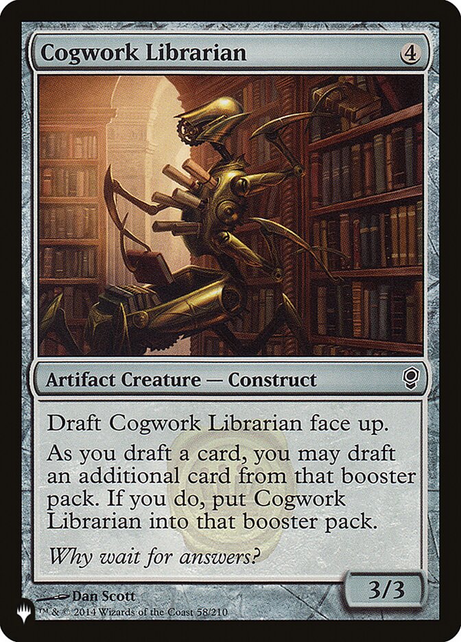 Cogwork Librarian - PLST-CNS-58-NF-STD