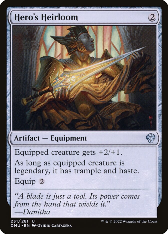 Hero's Heirloom - carta Magic The Gathering