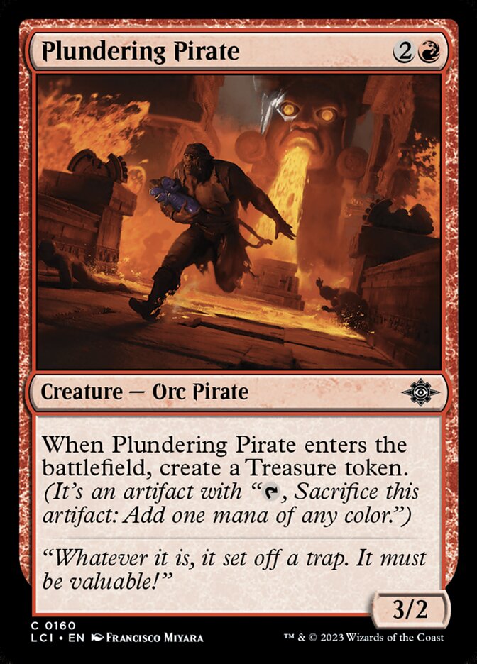 Plundering Pirate - carta Magic The Gathering