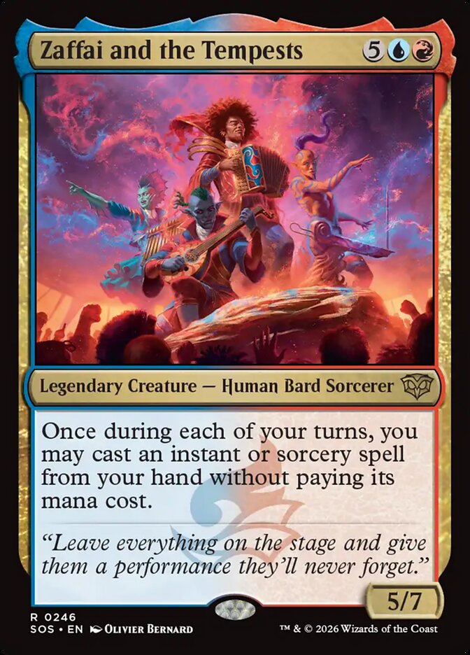 Zaffai and the Tempests - carta Magic The Gathering