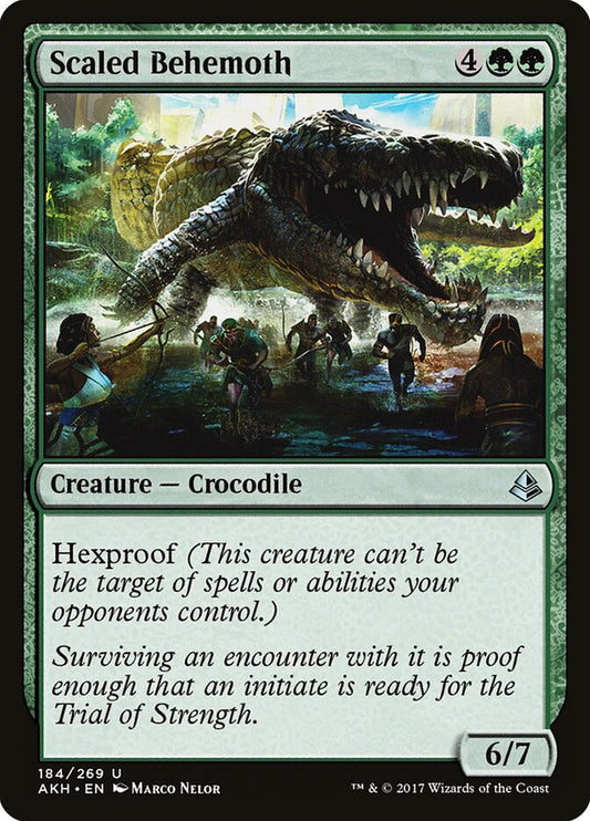 Scaled Behemoth - carta Magic The Gathering