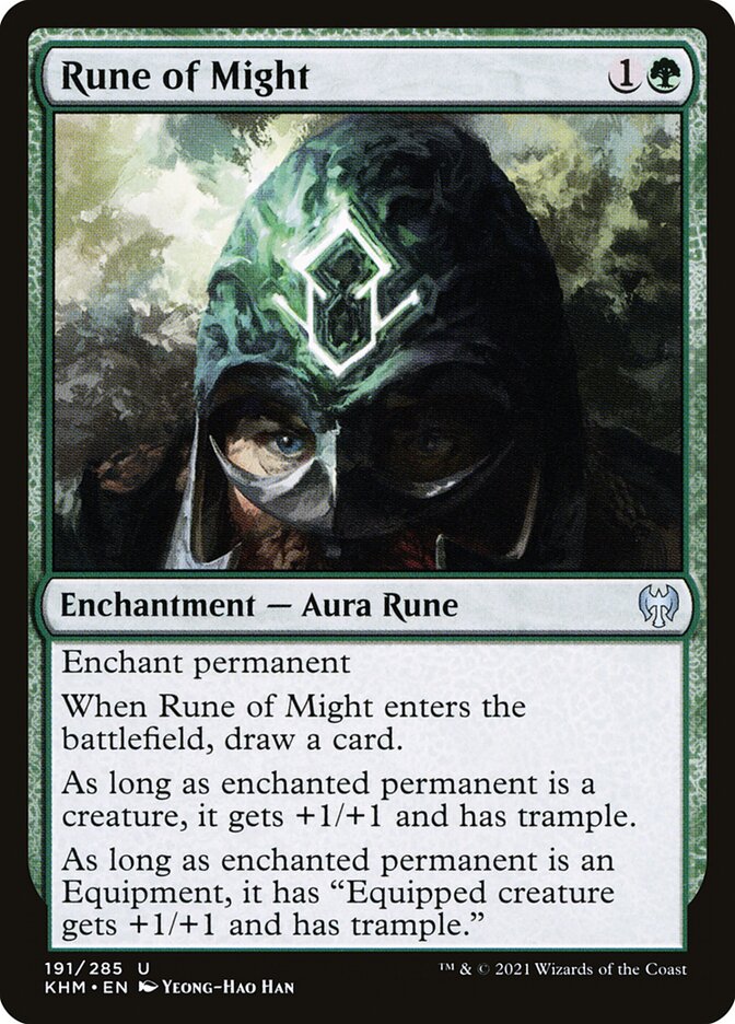 Rune of Might - carta Magic The Gathering