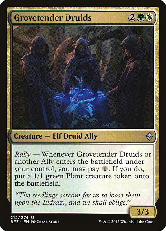 Grovetender Druids - BFZ-212-NF-STD