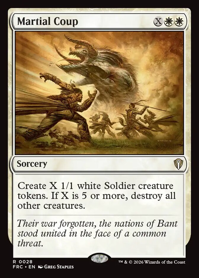 Martial Coup - carta Magic The Gathering