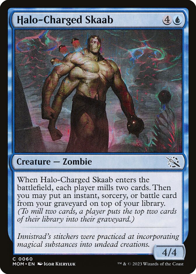 Halo-Charged Skaab - carta Magic The Gathering