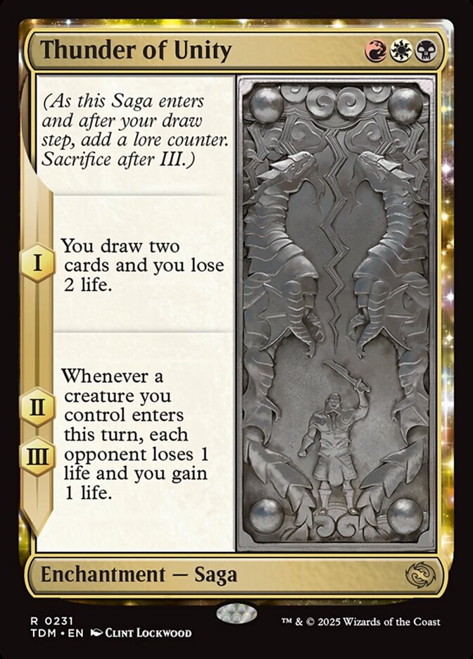 Thunder of Unity - carta Magic The Gathering