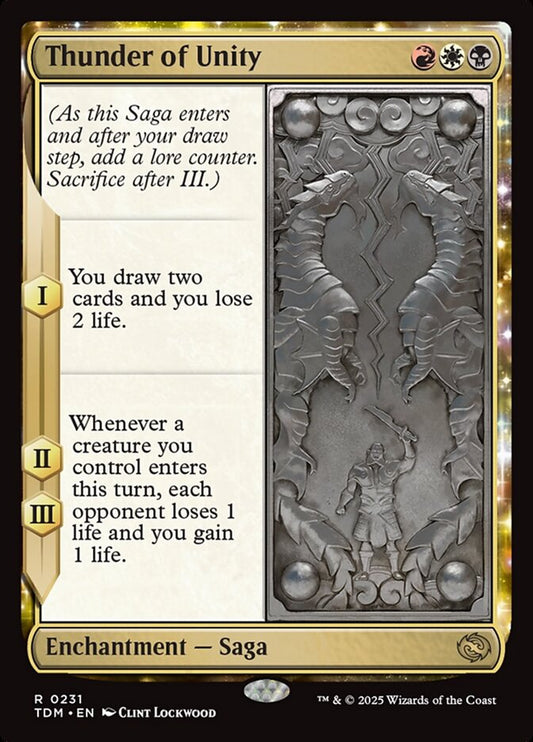 Thunder of Unity - carta Magic The Gathering