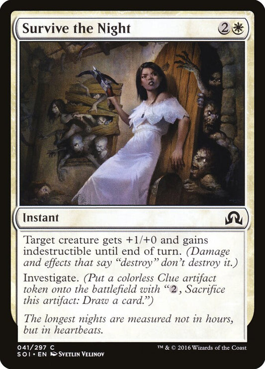 Survive the Night - carta Magic The Gathering