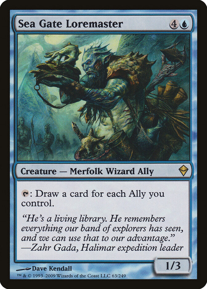 Sea Gate Loremaster - carta Magic The Gathering