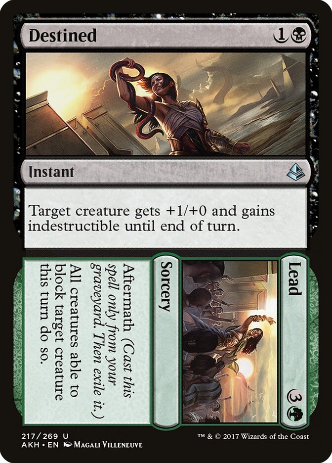 Destined // Lead - carta Magic The Gathering