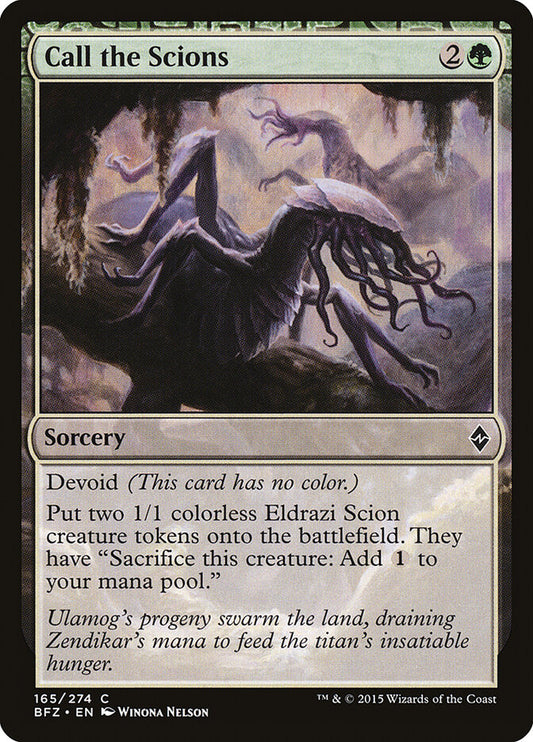 Call the Scions - carta Magic The Gathering