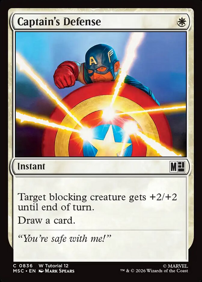 Captain's Defense - carta Magic The Gathering
