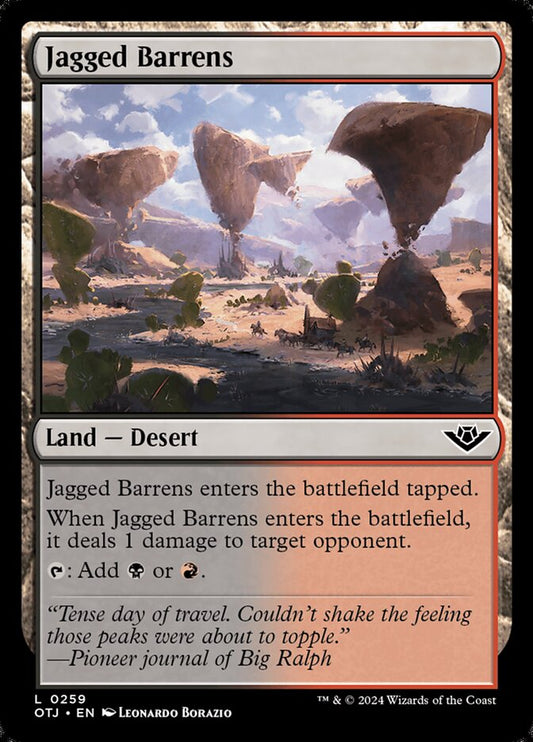 Jagged Barrens - carta Magic The Gathering