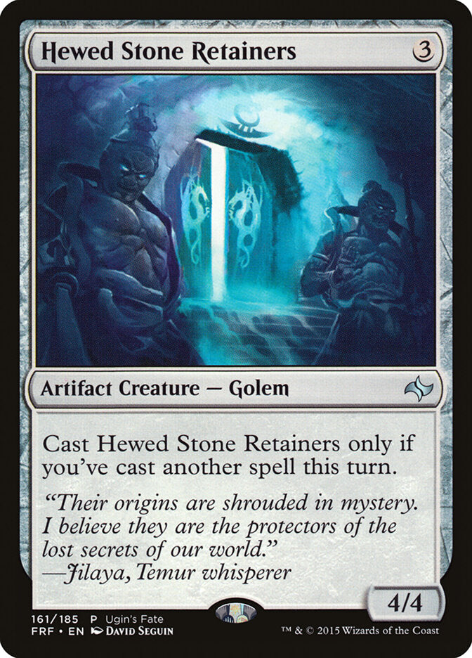 Hewed Stone Retainers - carta Magic The Gathering