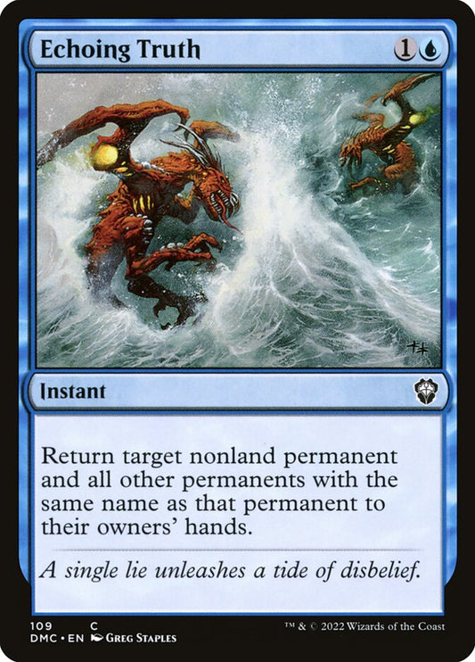 Echoing Truth - carta Magic The Gathering