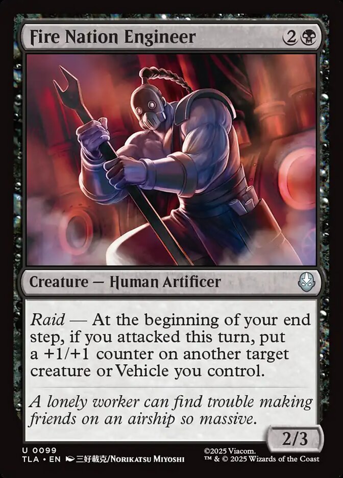 Fire Nation Engineer - carta Magic The Gathering