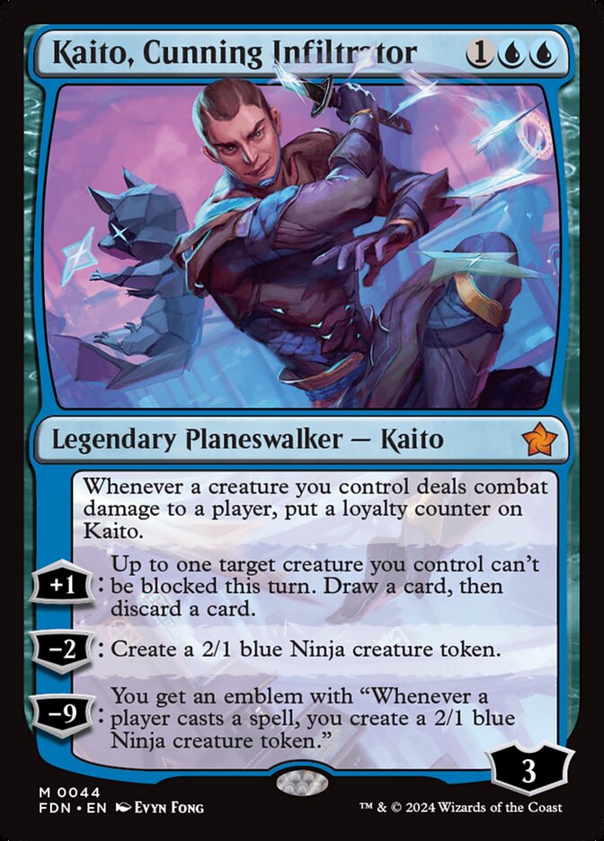 Kaito, Cunning Infiltrator - carta Magic The Gathering