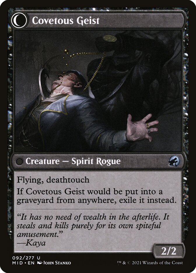 Covetous Geist - carta Magic The Gathering