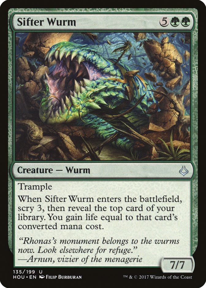 Sifter Wurm - carta Magic The Gathering
