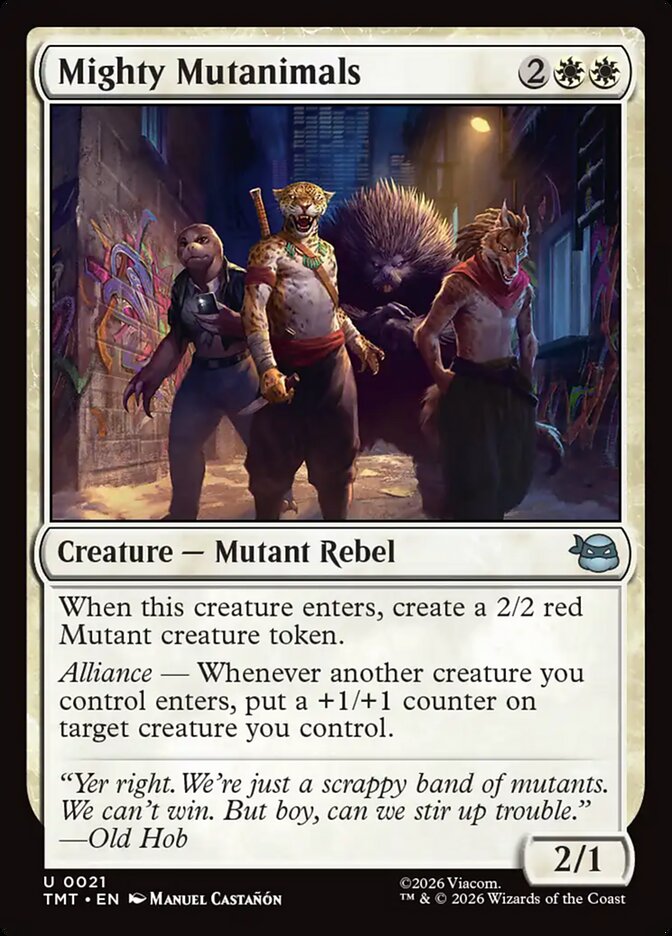 Mighty Mutanimals - TMT-021-NF-UNI