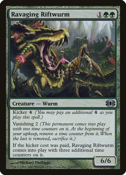 Ravaging Riftwurm - carta Magic The Gathering