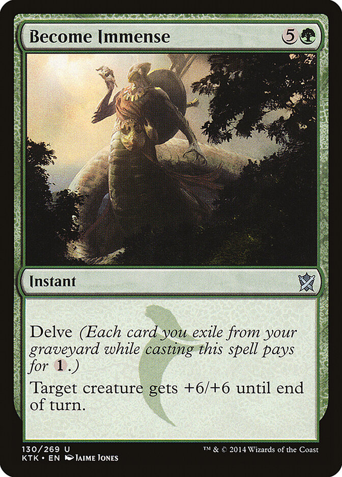 Become Immense - carta Magic The Gathering