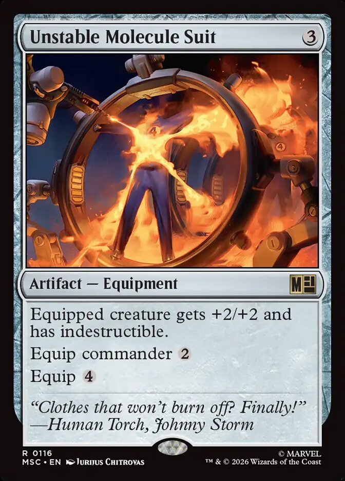 Unstable Molecule Suit - carta Magic The Gathering