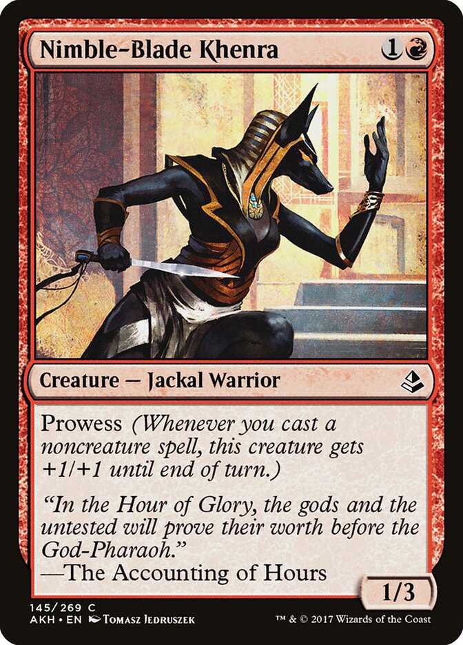 Nimble-Blade Khenra - carta Magic The Gathering