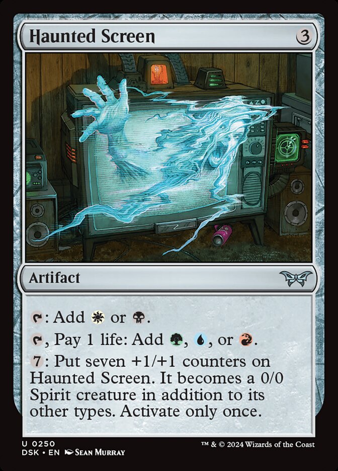 Haunted Screen - carta Magic The Gathering