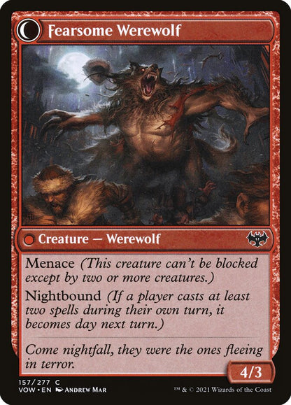 Fearsome Werewolf - carta Magic The Gathering