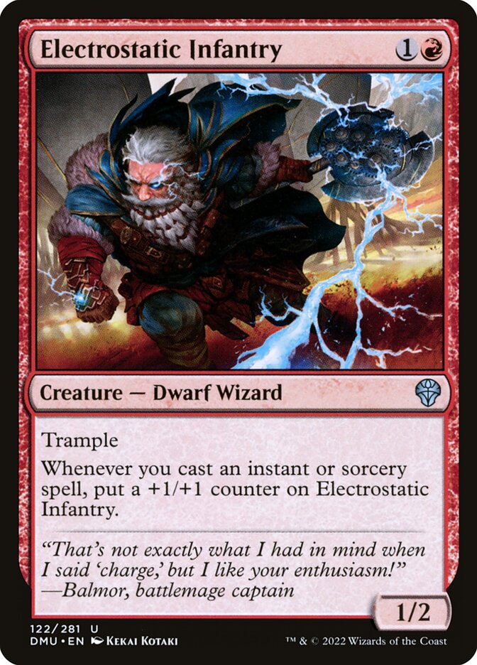 Electrostatic Infantry - carta Magic The Gathering