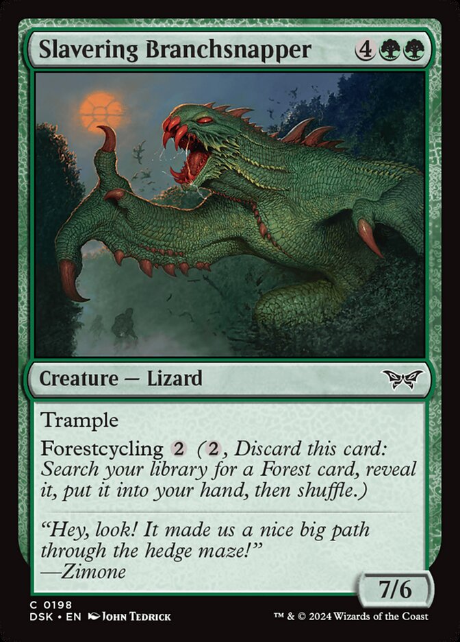 Slavering Branchsnapper - carta Magic The Gathering