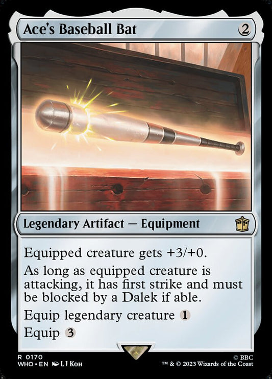 Ace's Baseball Bat - WHO-170-NF-LDG-UNI