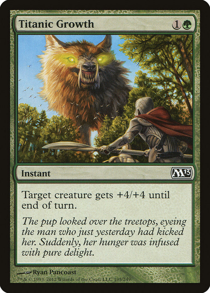 Titanic Growth - carta Magic The Gathering