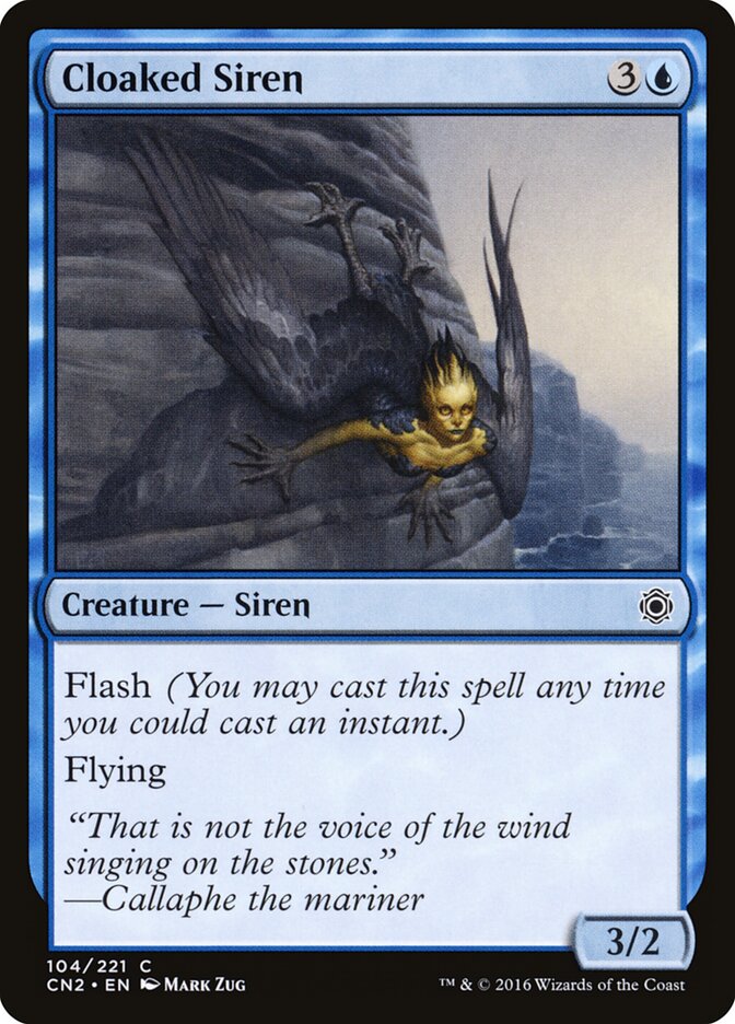 Cloaked Siren - carta Magic The Gathering