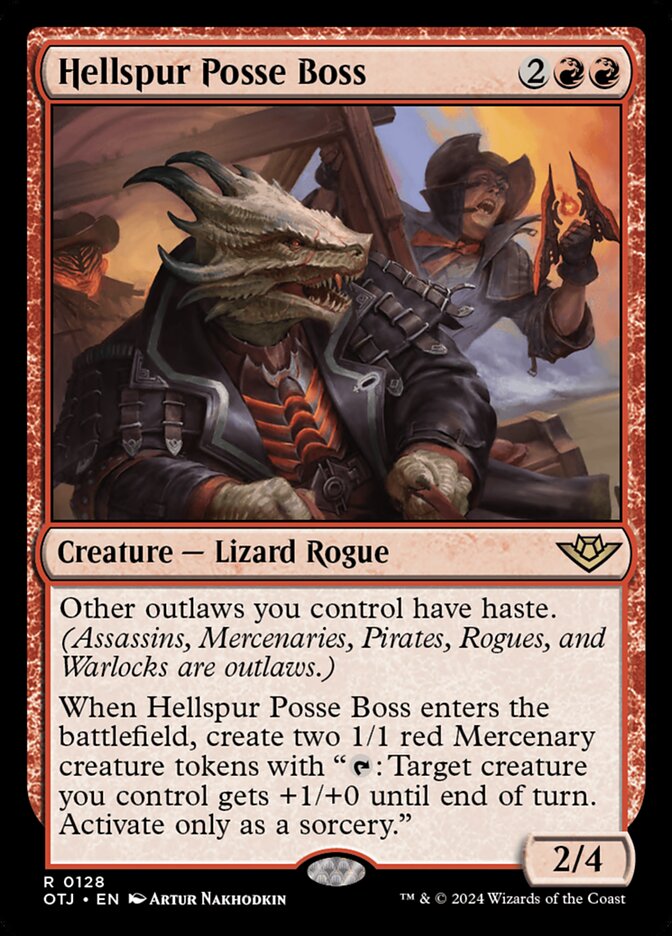 Hellspur Posse Boss - carta Magic The Gathering