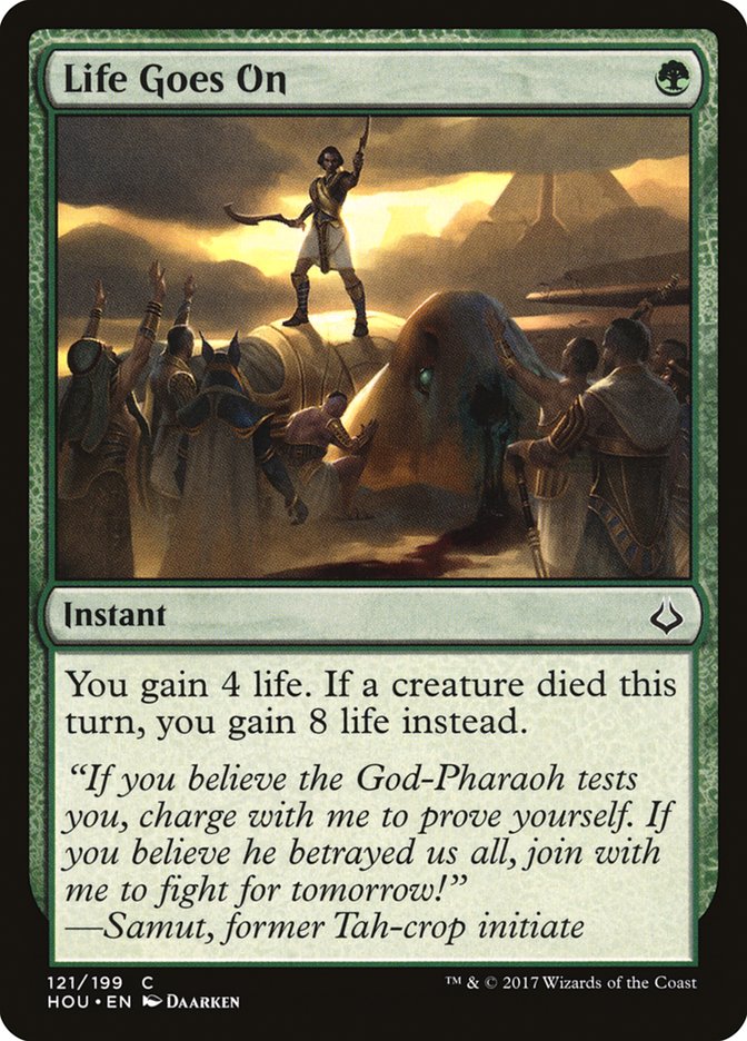 Life Goes On - carta Magic The Gathering