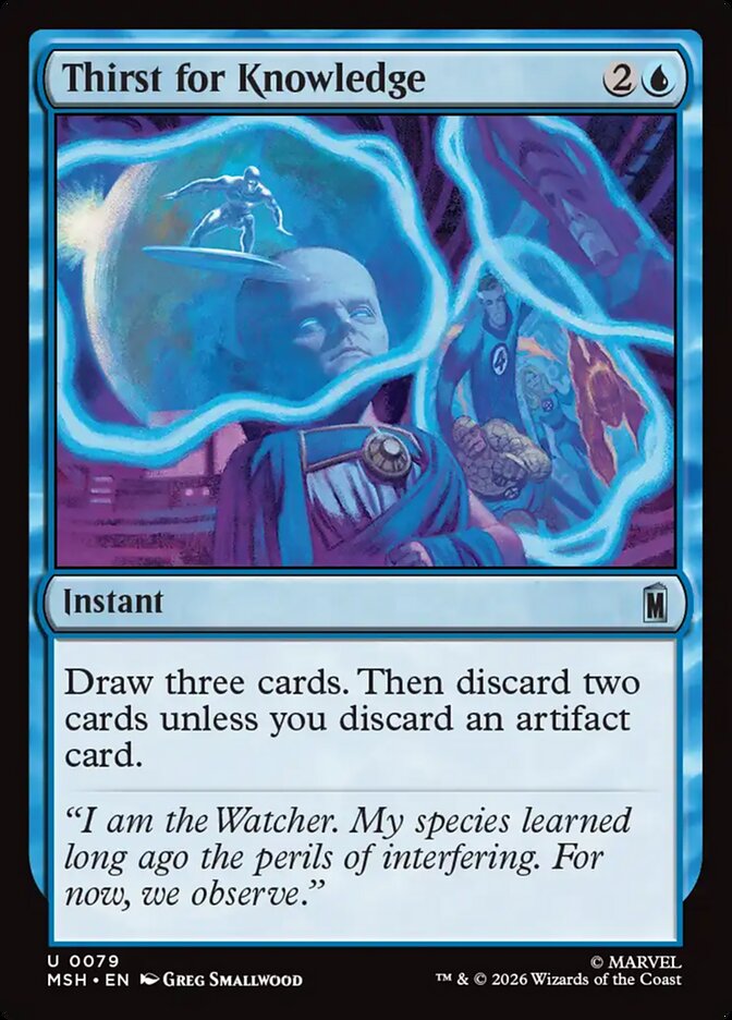 Thirst for Knowledge - carta Magic The Gathering