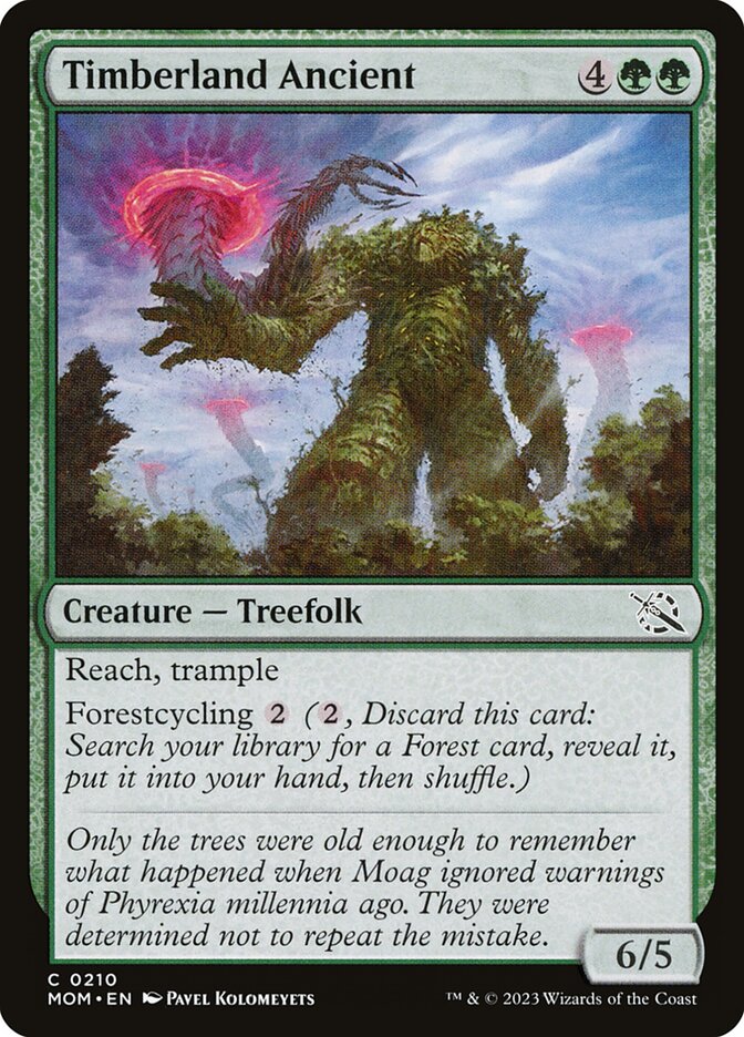 Timberland Ancient - carta Magic The Gathering