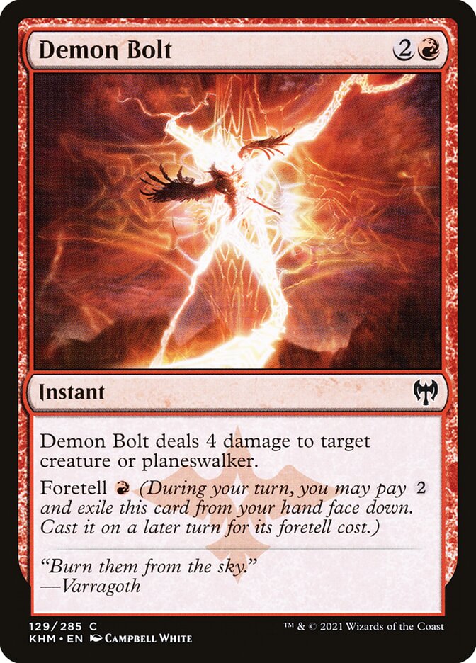 Demon Bolt - carta Magic The Gathering