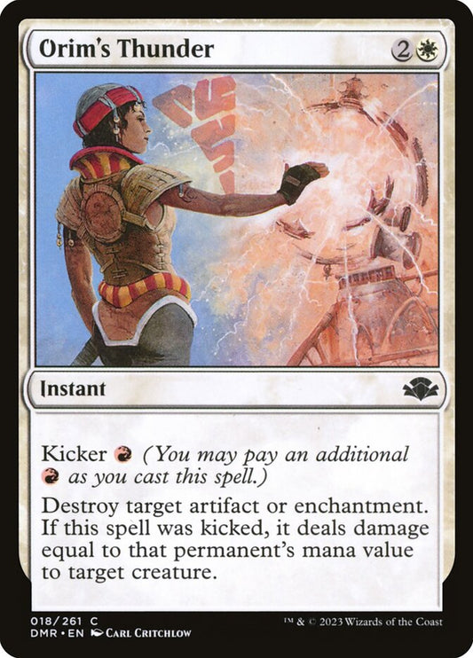 Orim's Thunder - carta Magic The Gathering