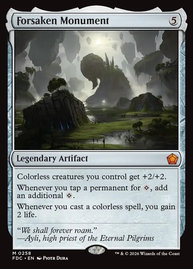 Forsaken Monument - carta Magic The Gathering